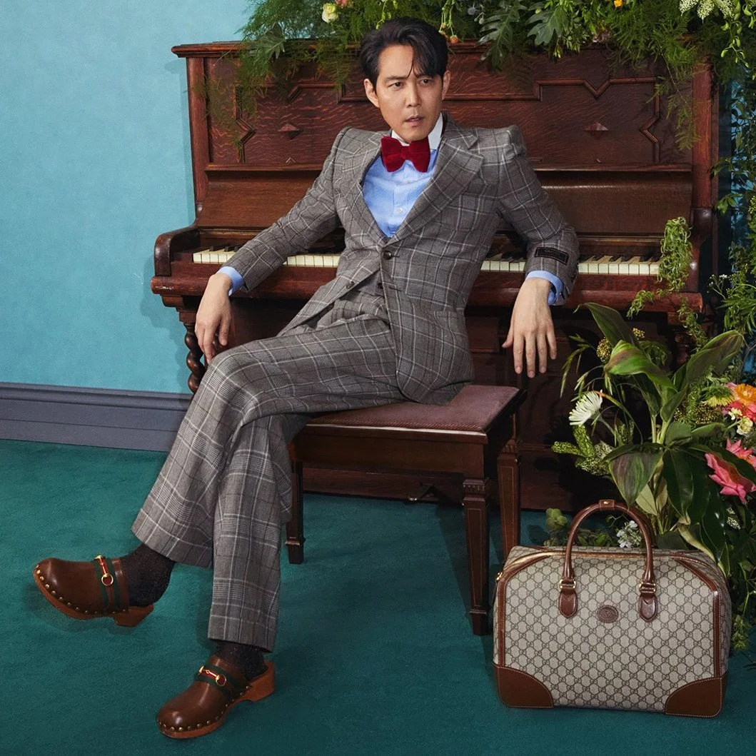 GUCCI古驰发布全新男装视觉特辑《双面自我》，由品牌代言人李政宰风格演绎