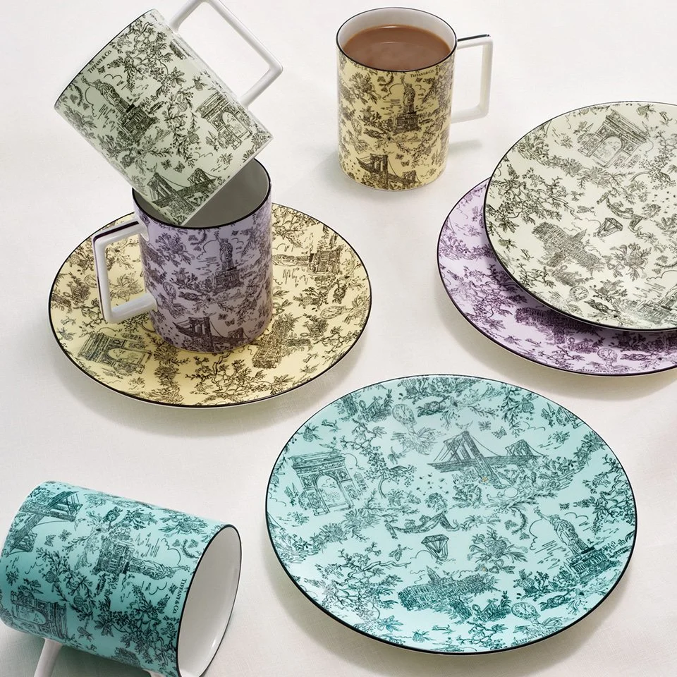 Tiffany &amp; Co. 蒂芙尼发布全新居家精品系列，诠释生动趣致的餐桌之艺