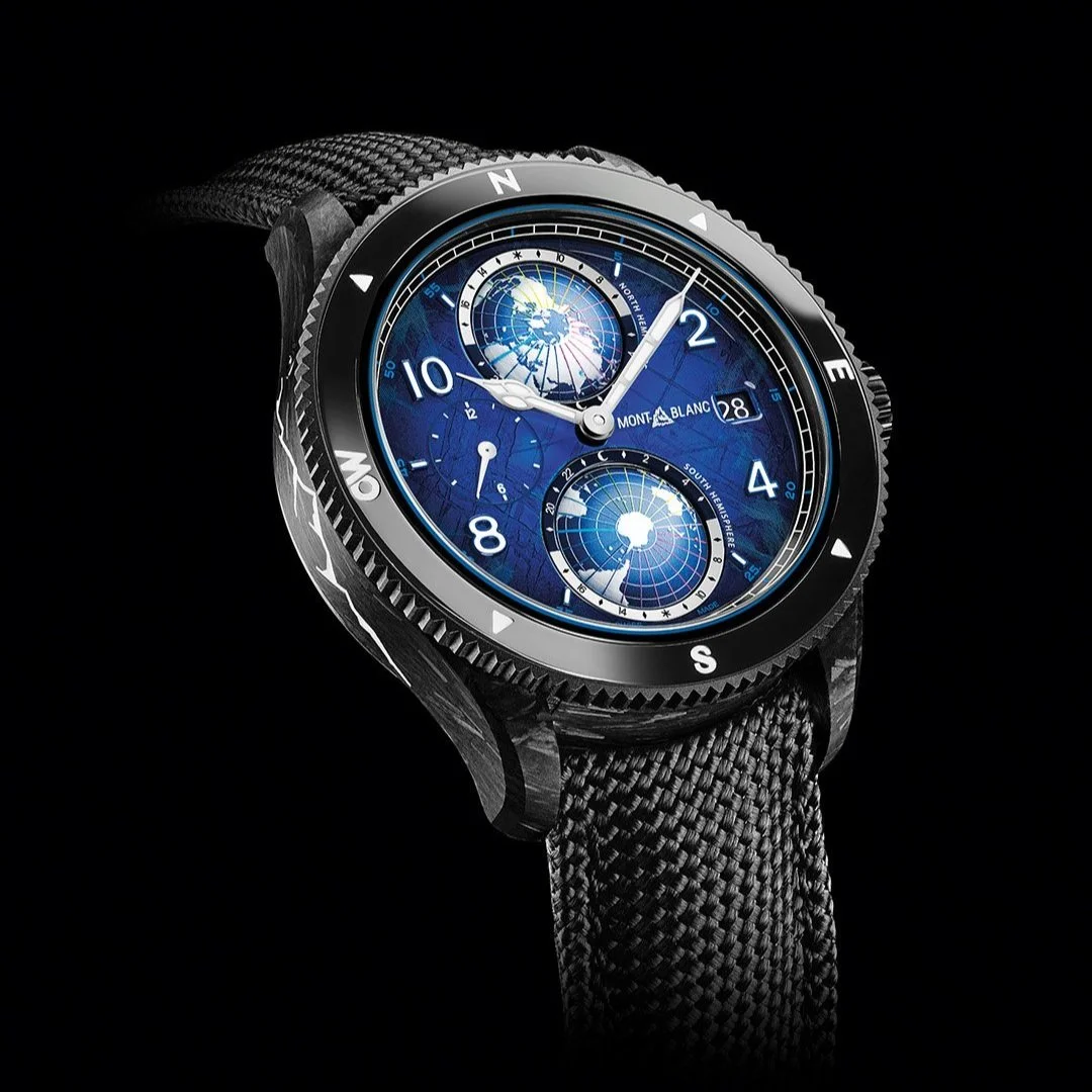 万宝龙以1858系列南北半球世界时无氧腕表特别版鼎力支持2023 Only Watch慈善拍卖