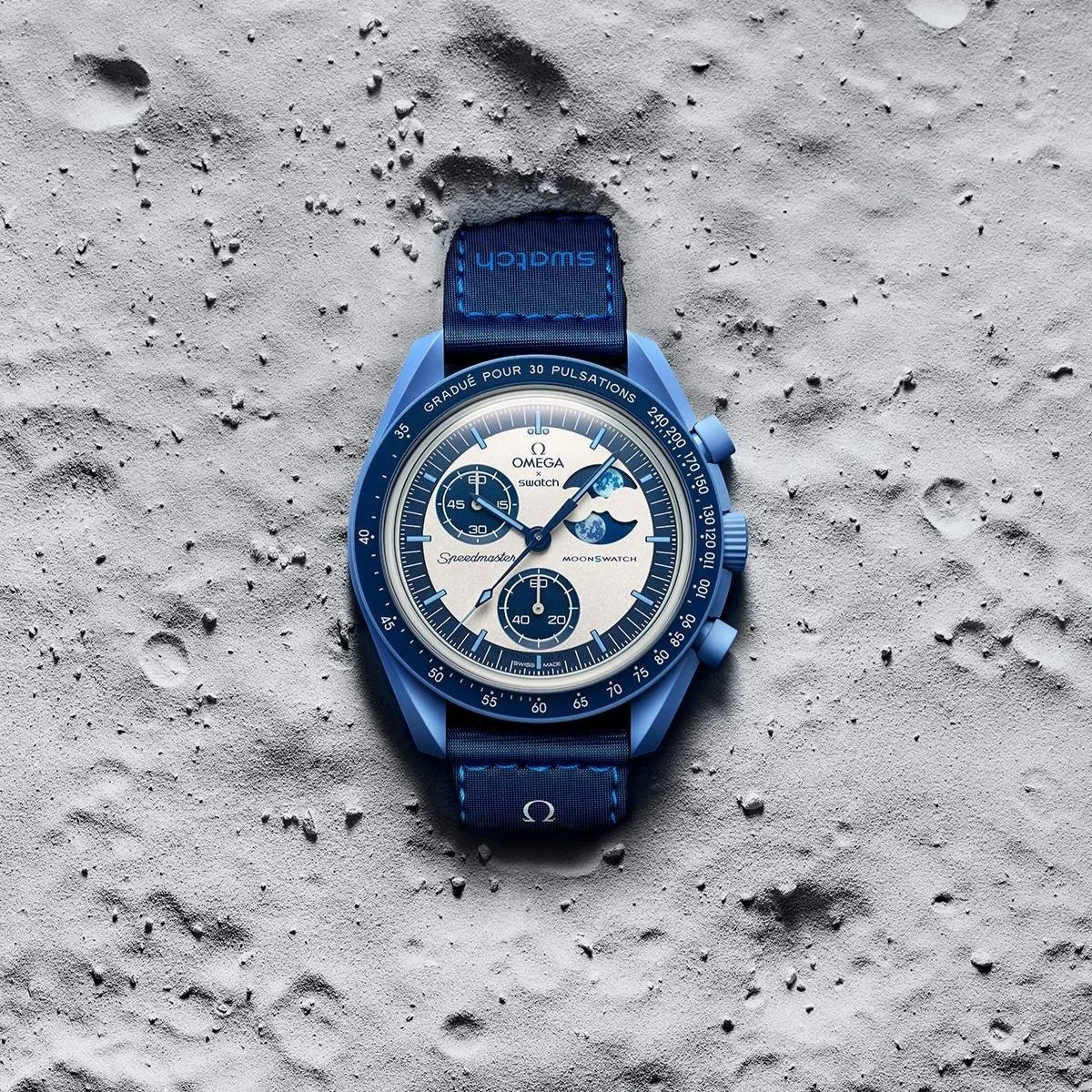 MISSION TO THE SUPER BLUE MOONPHASE腕表登场,献礼本年度首个超级蓝月