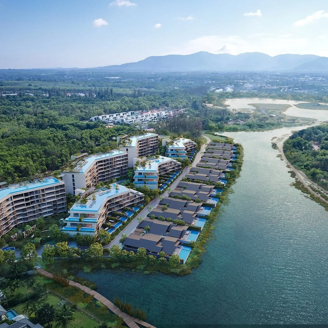 悦榕集团在具有前瞻性的生态社区——乐古浪熙湖雅境,推出最后一栋7层湖景住宅
