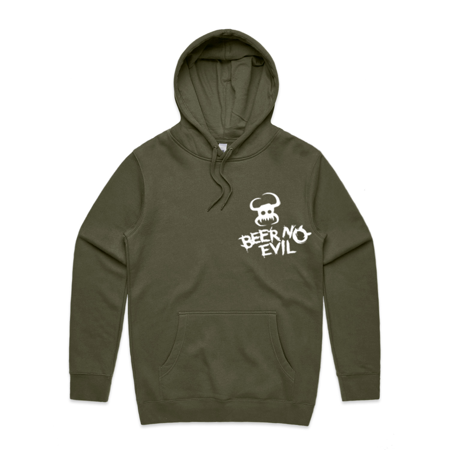Male - Military Green Hoodie (Overhead) - Pre-Sale