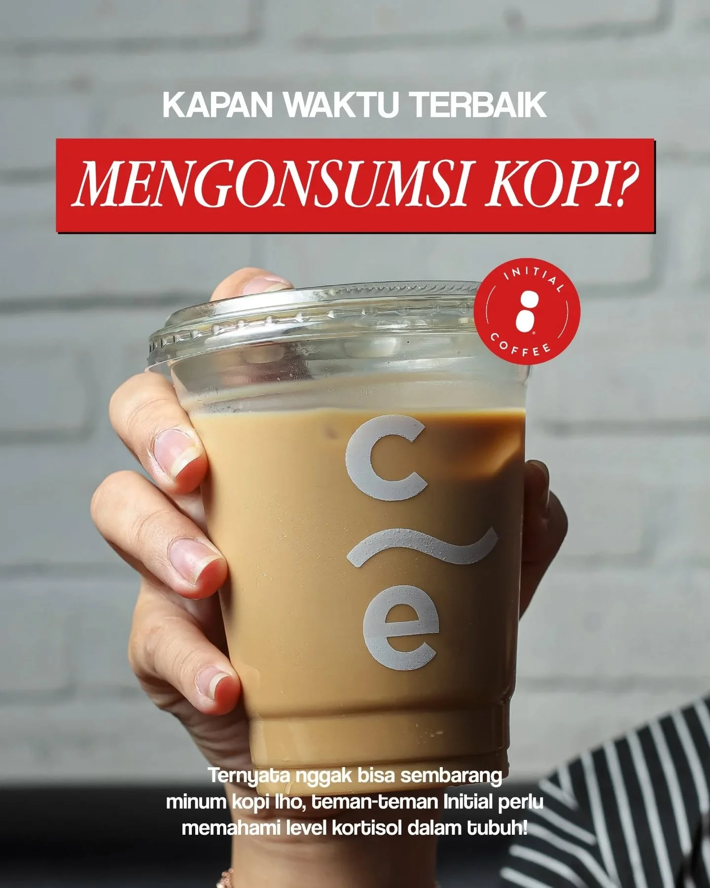 Ini dia beberapa pilihan waktu yang tepat untuk mengonsumsi kopi, paling familiar sama yang mana nih Teman-Teman Initial? ☺️✨️

___ 

Initial Coffee Roasters
Jl. Anjasmoro No. 32, Surabaya
Senin - Sabtu 09:00 - 17:00
Minggu &amp; Hari Libur Nasional 