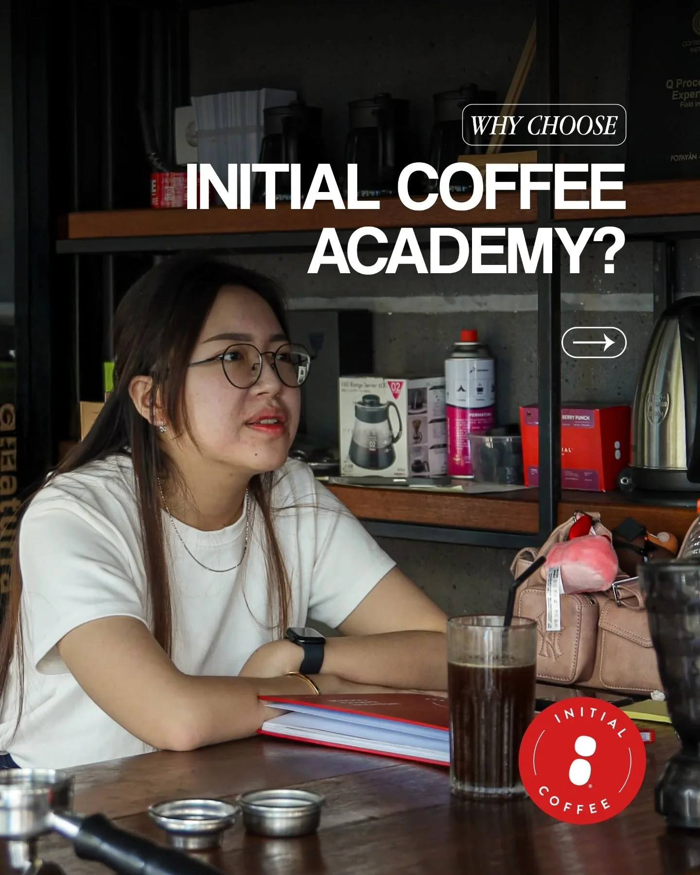 Tidak hanya belajar tentang basic ilmu kopi, tapi juga secara bisnis &amp; manajerial yang baik! Info selanjutnya bisa cek di @initialcoffeeacademy ya. 
___ 

Initial Coffee Roasters
Jl. Anjasmoro No. 32, Surabaya
Senin - Sabtu 09:00 - 17:00
Minggu &