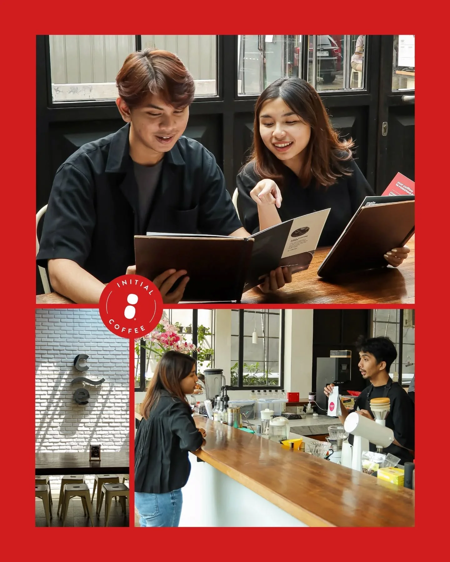 Kopi &amp; suasana yang nyaman pasti bikin betah! Apalagi di sini, kamu bisa cobain berbagai beans sesuai preferensi rasamu dengan ambience yang nyaman. 
___ 

Initial Coffee Roasters
Jl. Anjasmoro No. 32, Surabaya
Senin - Sabtu 09:00 - 17:00
Minggu 