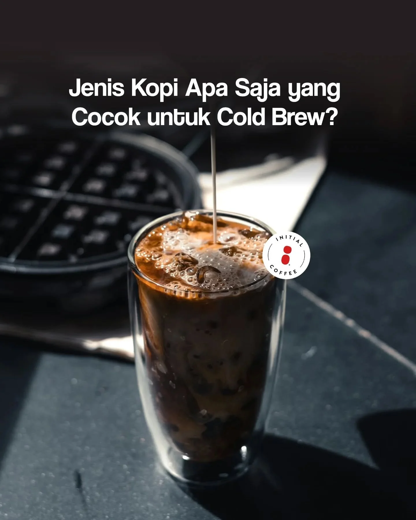 Cold Brew cukup simple dengan rasa yang lebih khas. Coba intip dulu beberapa indikator jenis kopi yang cocok dijadikan Cold Brew yuk!✨️
___

Initial Coffee Roasters
Jl. Anjasmoro No. 32, Surabaya
Senin - Sabtu 09:00 - 17:00
Minggu &amp; Hari Libur Na