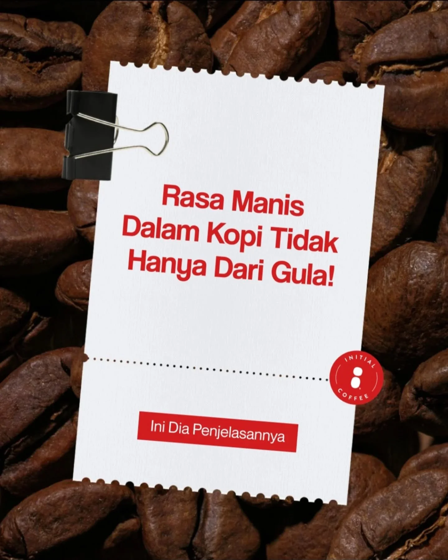 Secara alami, kopi bisa punya natural sweetness dari karakter bijinya! Mulai dari hint coklat atau bahkan karamel. 

Cari tahu di postingan kali ini untuk tahu apa saja yang bisa memicu rasa manis pada kopi. 🤩✨️ 
___

Initial Coffee Roasters
Jl. Anj