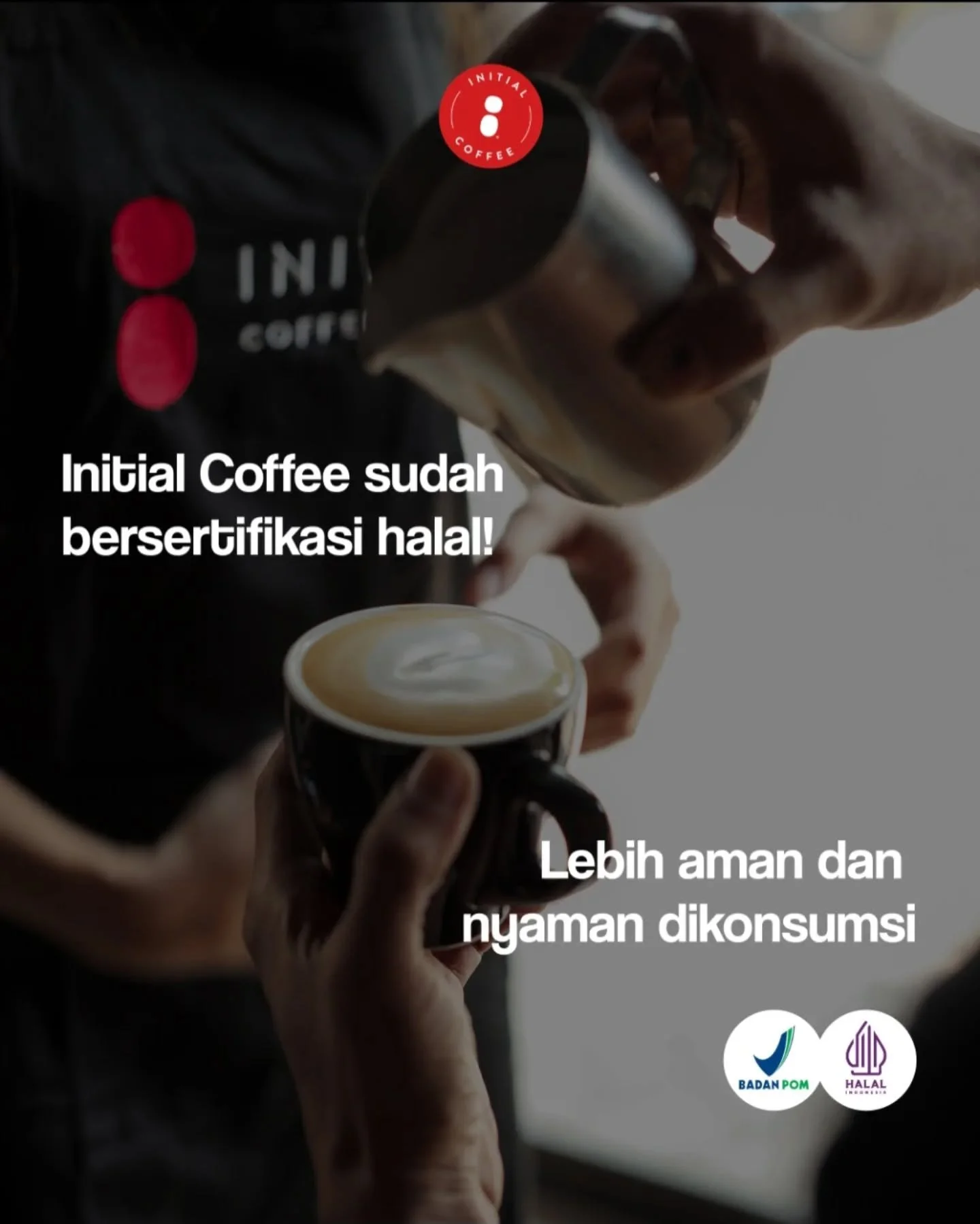 Kami sudah bersertifikasi HALAL! 
Disiapkan dengan proses yang terjaga dan bahan yang sesuai, jadi kamu bisa menikmati kopi dan aneka produk kami lainnya dengan lebih tenang. ☕️❤️
___

Initial Coffee Roasters
Jl. Anjasmoro No. 32, Surabaya
Senin - Sa