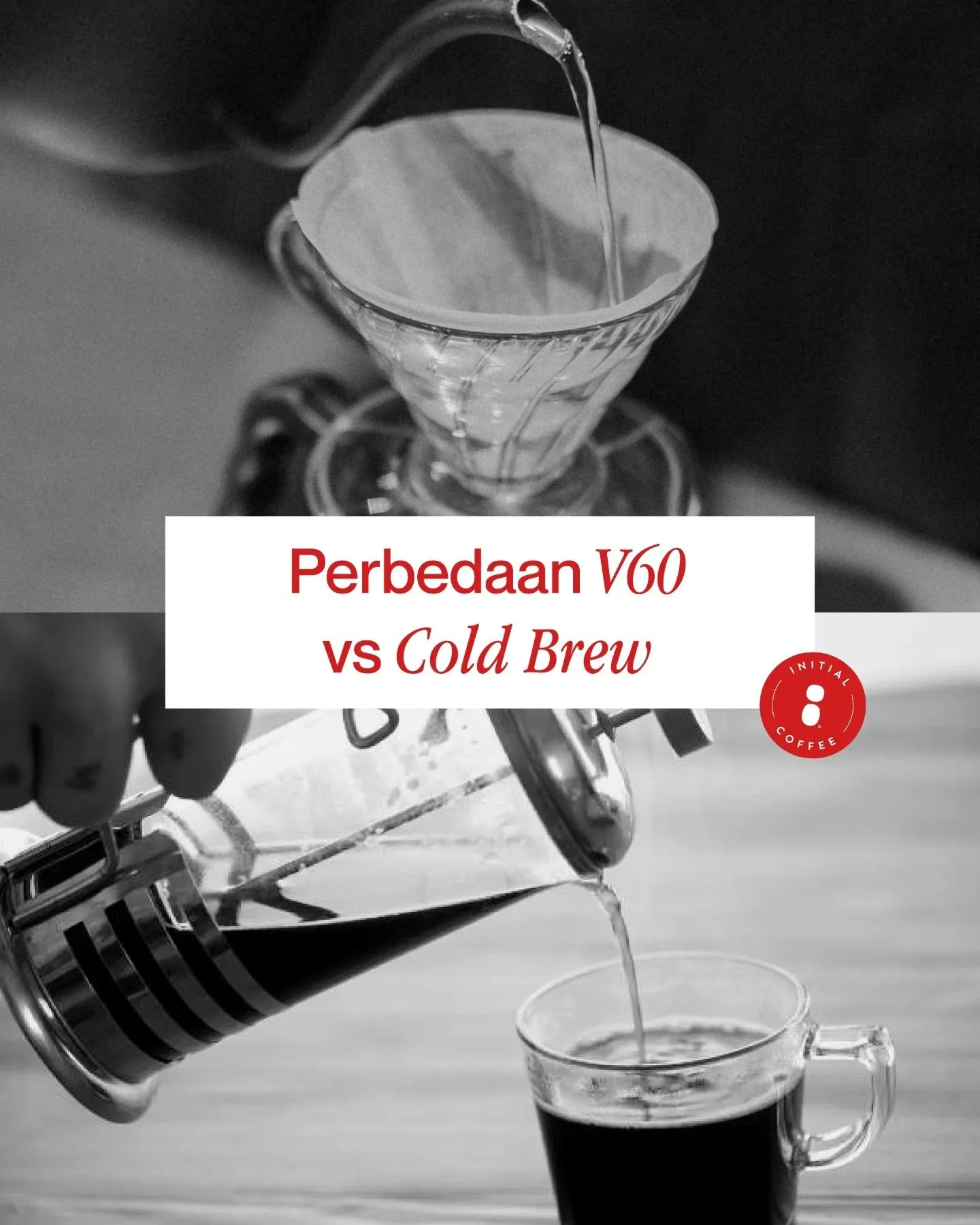 Sama-sama punya karakter yang kuat, tapi berbeda metode. Teman-teman Initial familiar sama yang mana nih? 

___

Initial Coffee Roasters
Jl. Anjasmoro No. 32, Surabaya
Senin - Sabtu 09:00 - 17:00
Minggu &amp; Hari Libur Nasional - tutup 

Tokopedia: 