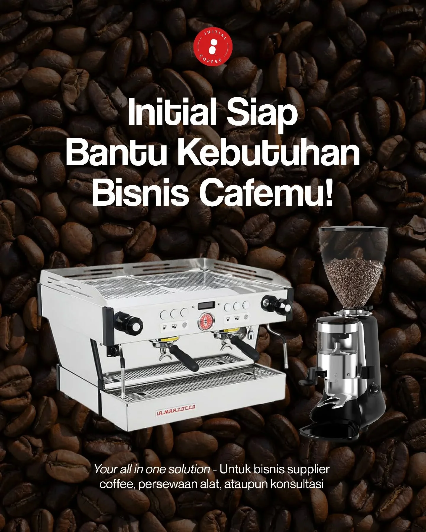 Bangun bisnis cafe impianmu bareng @initialcoffee.id ☕️✨️
Dari supply beans coffee, sewa alat, hingga konsultasi semua ada dalam satu solusi! 
Mulai lebih mudah, berkembang lebih cepat bersama kami. 

___

Initial Coffee Roasters
Jl. Anjasmoro No. 32