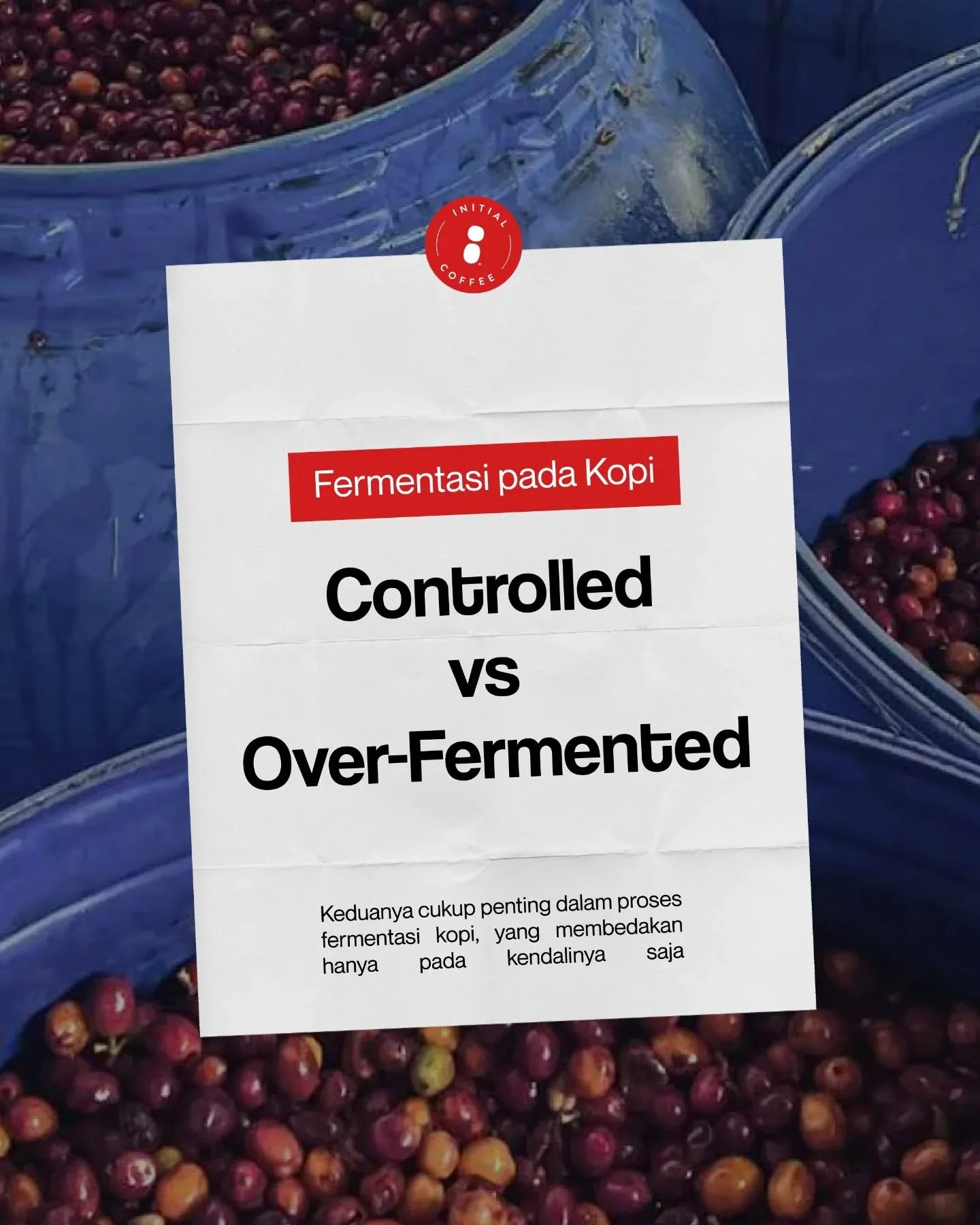 Proses fermentasi jadi salah satu kunci penting dalam menciptakan karakter rasa pada kopi. 

Ini dia perbedaan Controlled dan Over-Fermented pada kopi secara lebih detail! 😉

___

Initial Coffee Roasters
Jl. Anjasmoro No. 32, Surabaya
Senin - Sabtu 