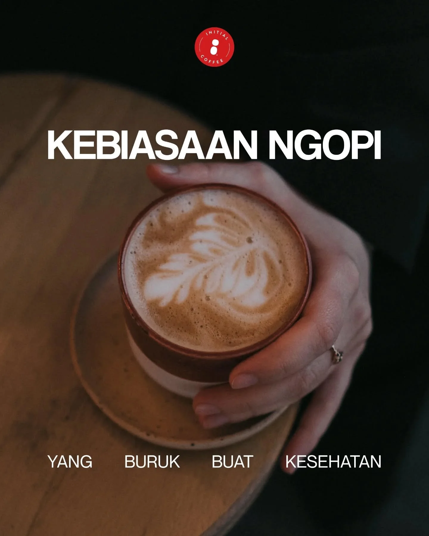 Ngopi setiap hari? Boleh kok! 
Tapi, sesuaikan dengan kemampuan tubuh dan jangan sampai merugikan kesehatan ya. ☕️💡
___

Initial Coffee Roasters
Jl. Anjasmoro No. 32, Surabaya
Senin - Sabtu 09:00 - 17:00
Minggu &amp; Hari Libur Nasional - tutup 

To