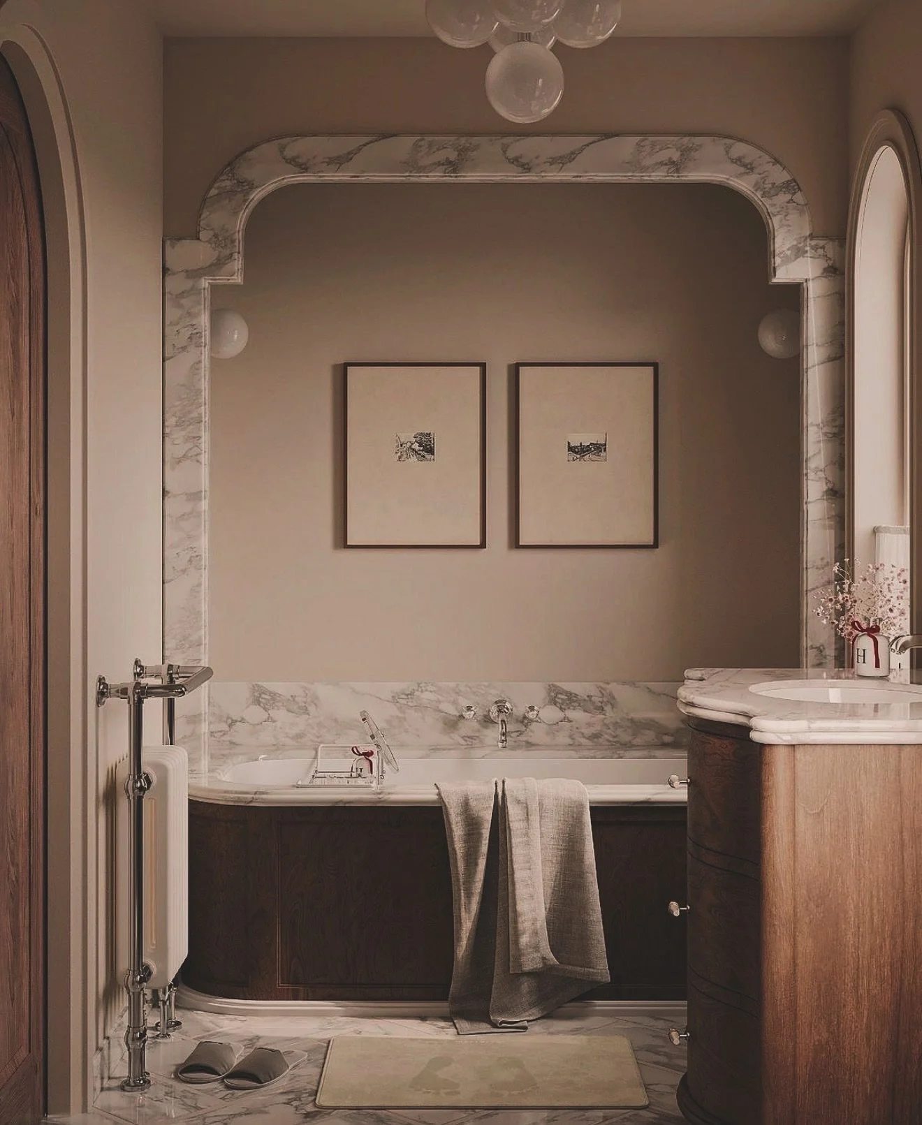 Timeless design is never about following trends, it&rsquo;s about creating spaces that feel effortlessly beautiful for years to come.

Design inspiration @brits.design 

#timeless #bathroominspo #homegoals #homedesign #bathroomdesign