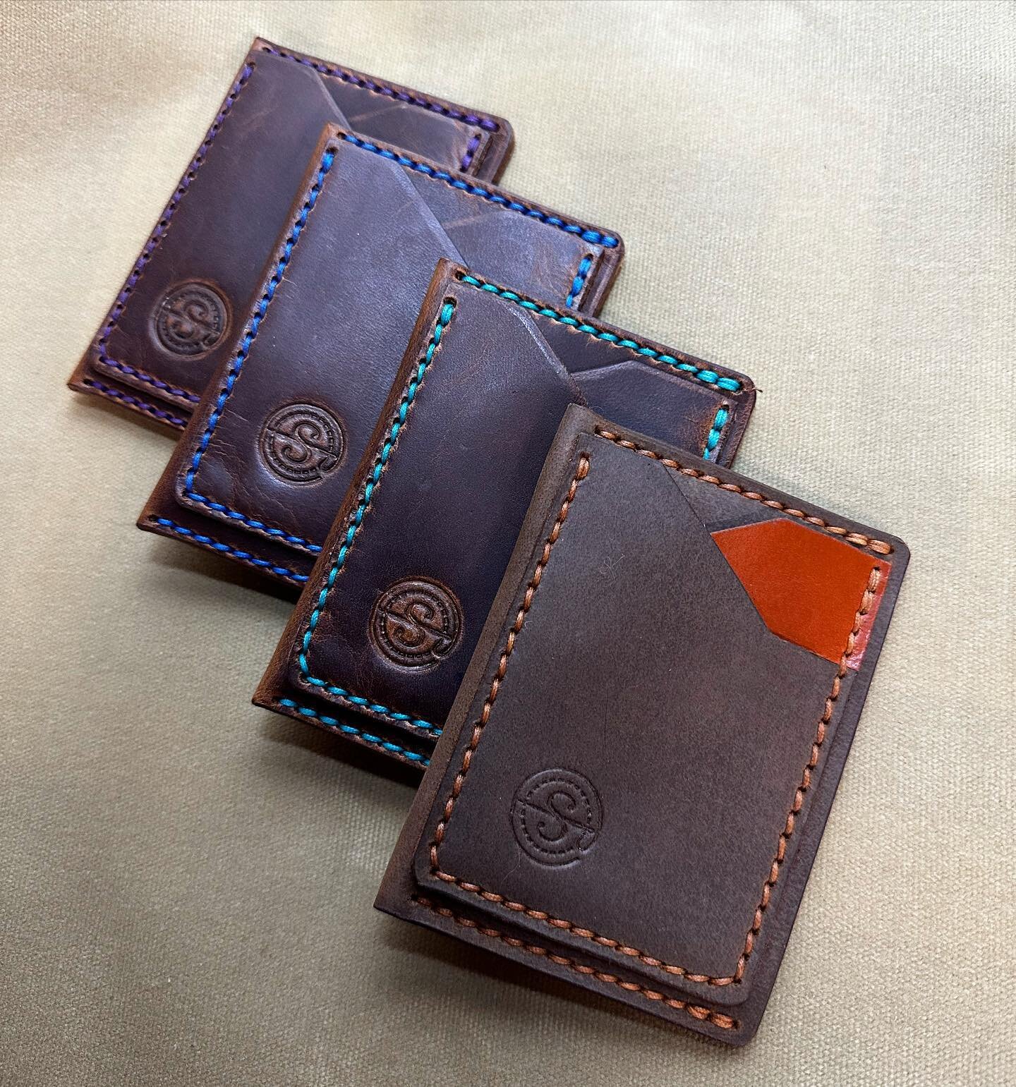 Latest batch of Rustic Modern Card Wallets.