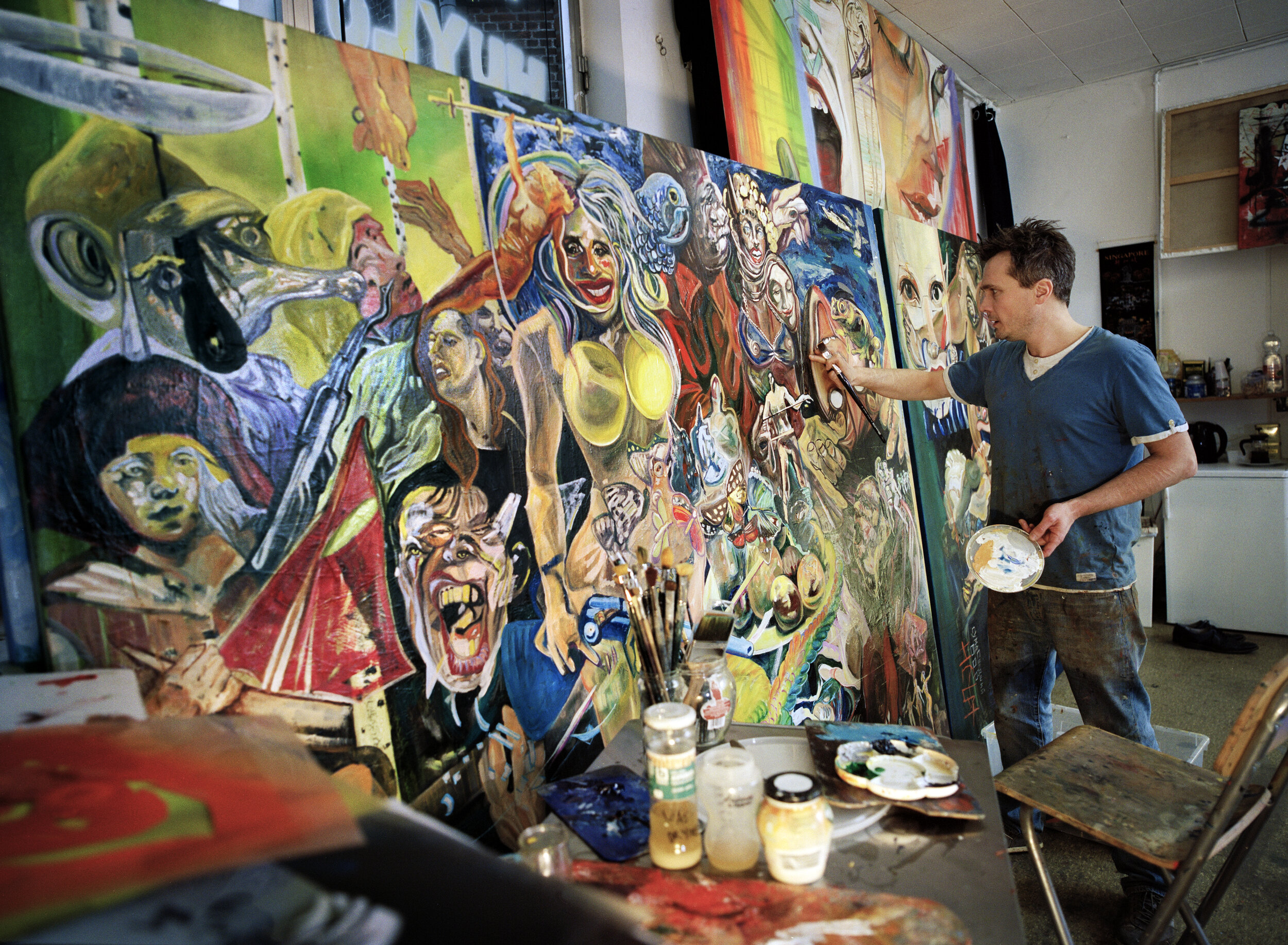  Andrej Babenko at work in his Studio 