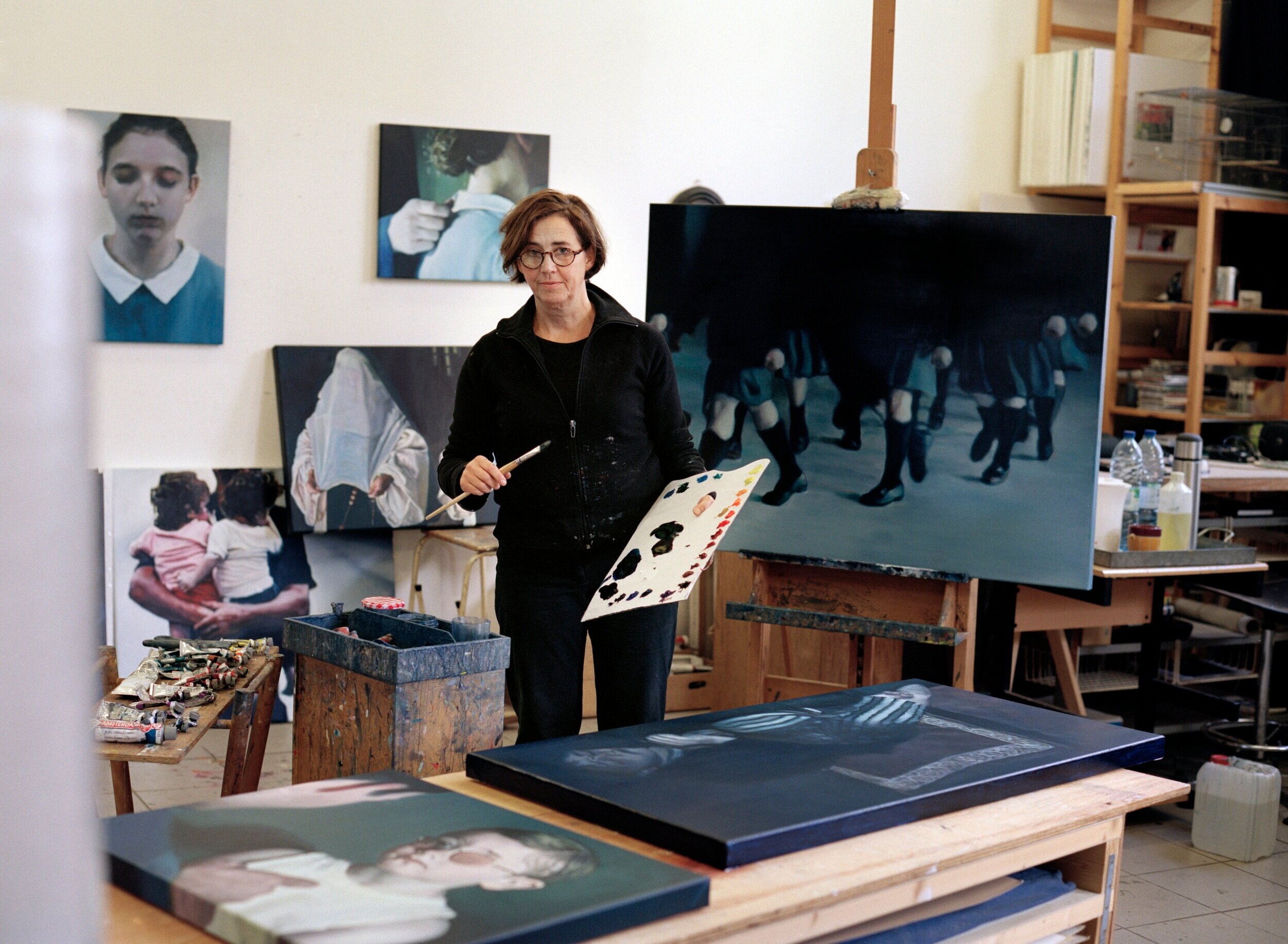  Mieke Teirlinck in her Studio 