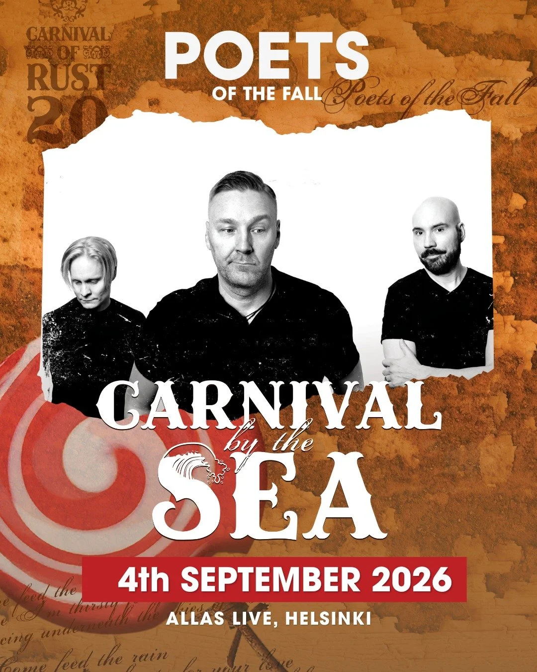 🎪 Step right up, beautiful people &mdash; THE CARNIVAL IS ROLLING BACK TO TOWN!

In 2026, 𝘾𝙖𝙧𝙣𝙞𝙫𝙖𝙡 𝙤𝙛 𝙍𝙪𝙨𝙩 celebrates its 20th anniversary and we have some amazing things in store for you!

First off, we're announcing 𝐂𝐀𝐑𝐍𝐈𝐕𝐀𝐋 