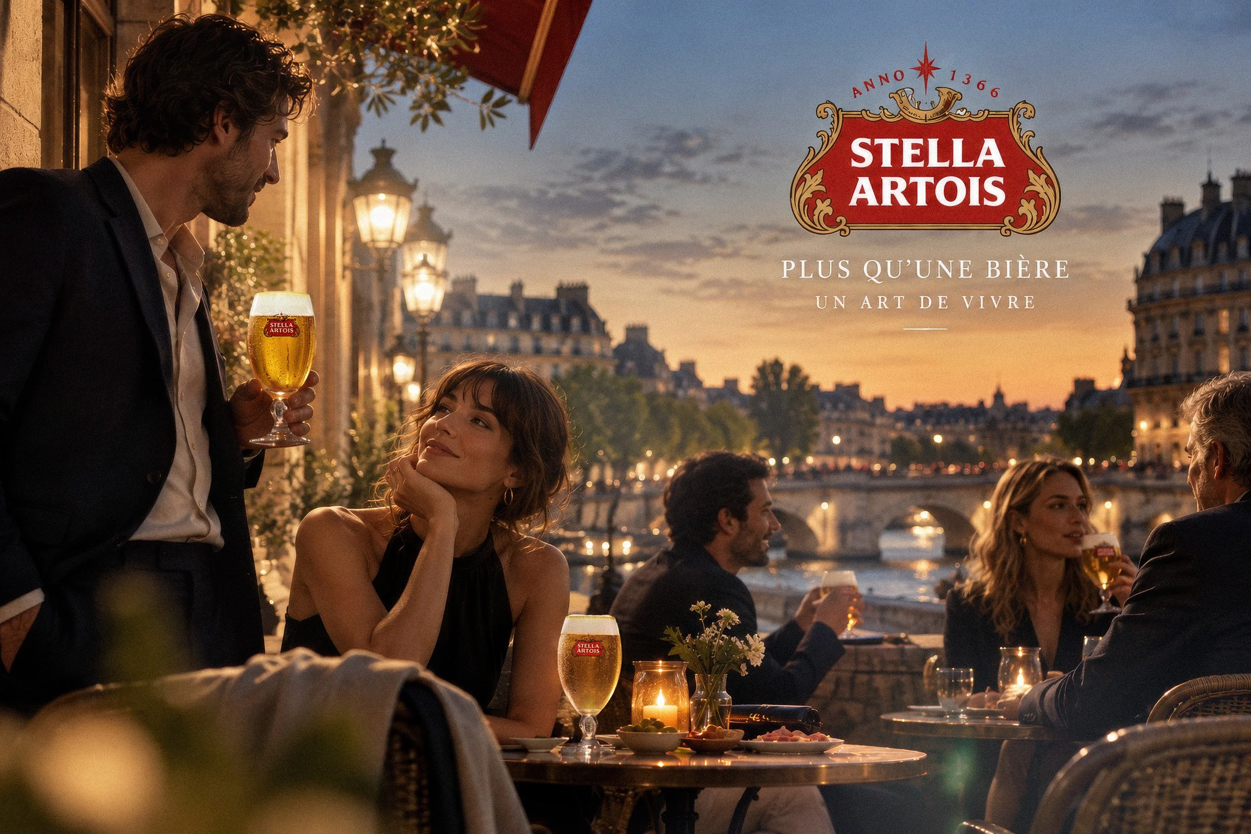 Parisian Riverside Stella Artois Evening.jpg