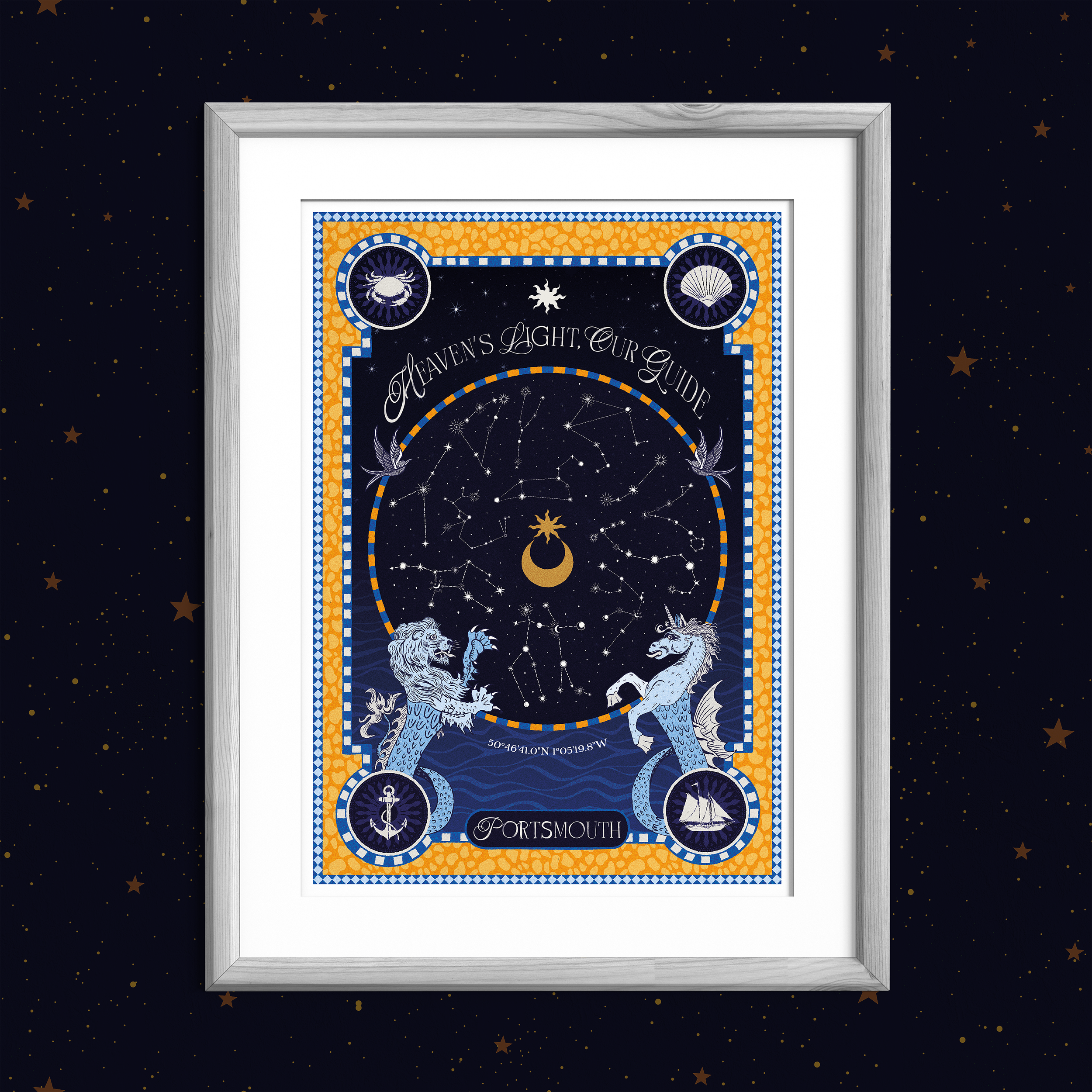 Clear Wood Frame - All Sizes Celestial.png