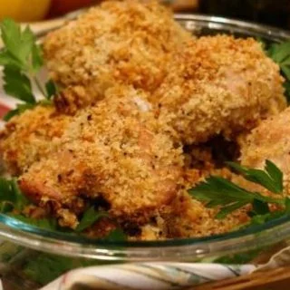 Gremolata Roasted Chicken With Crispy Pank Crus