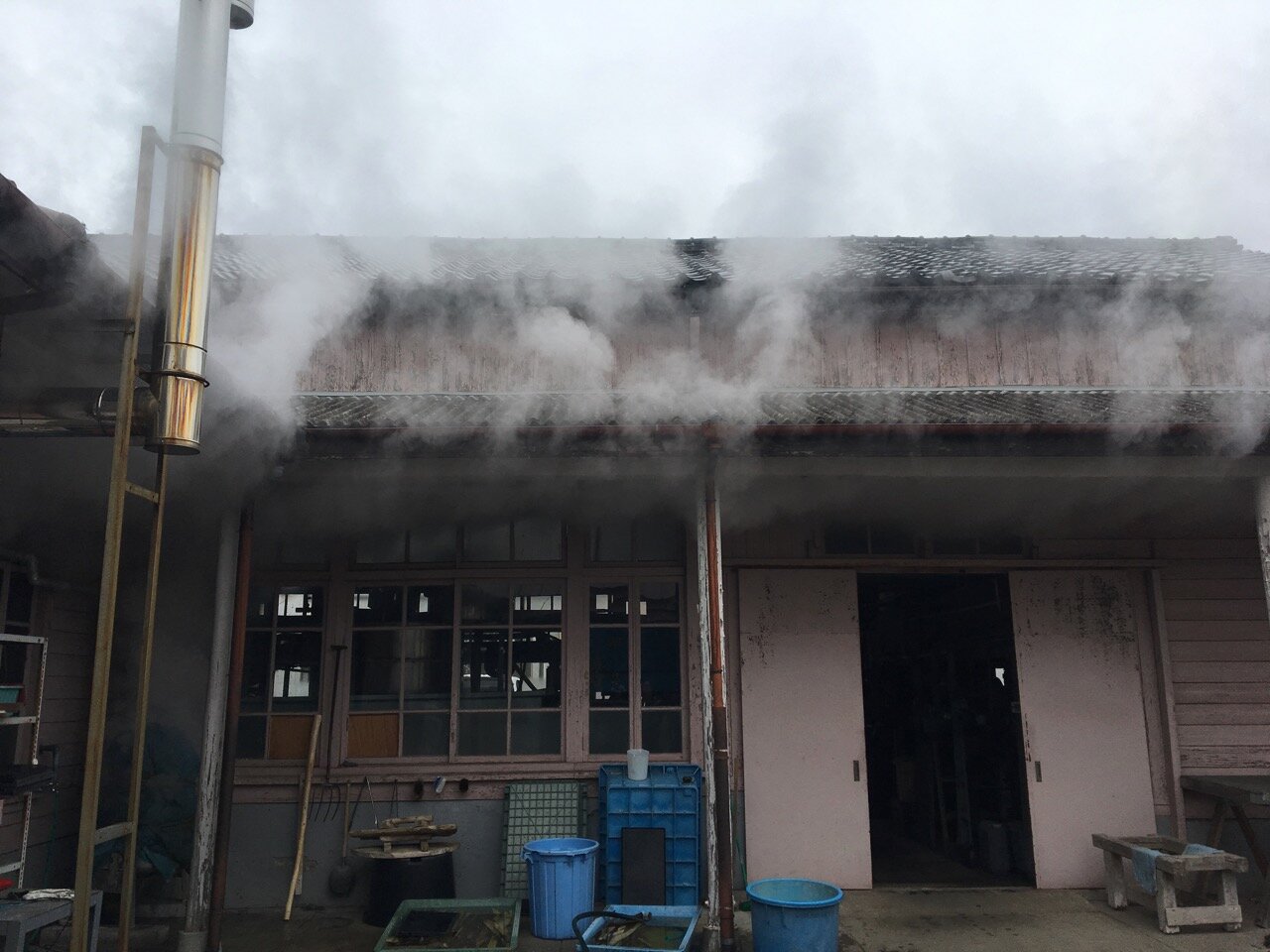 Steaming the Kozo