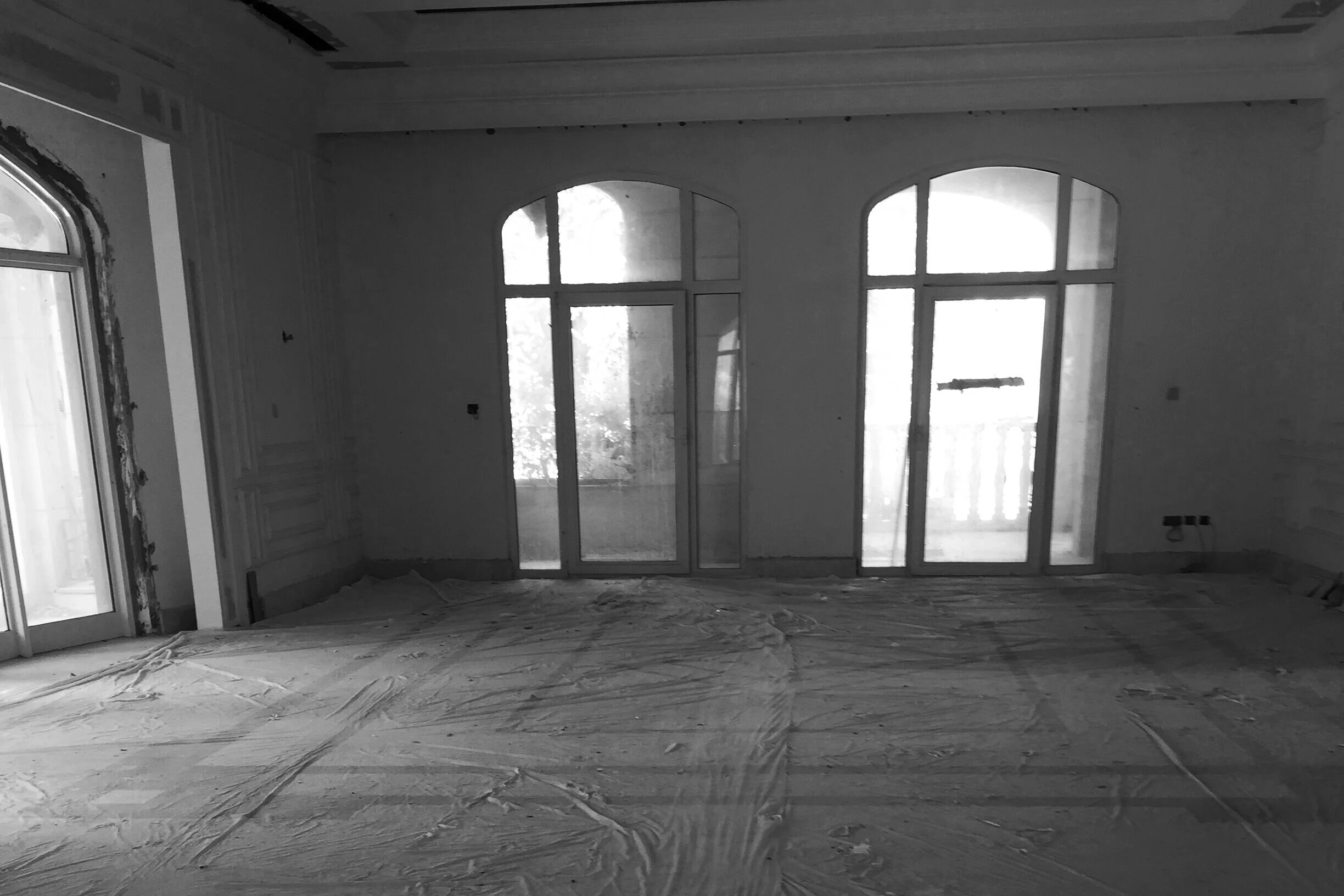 Before - an abandoned house in Sharjah, UAE
