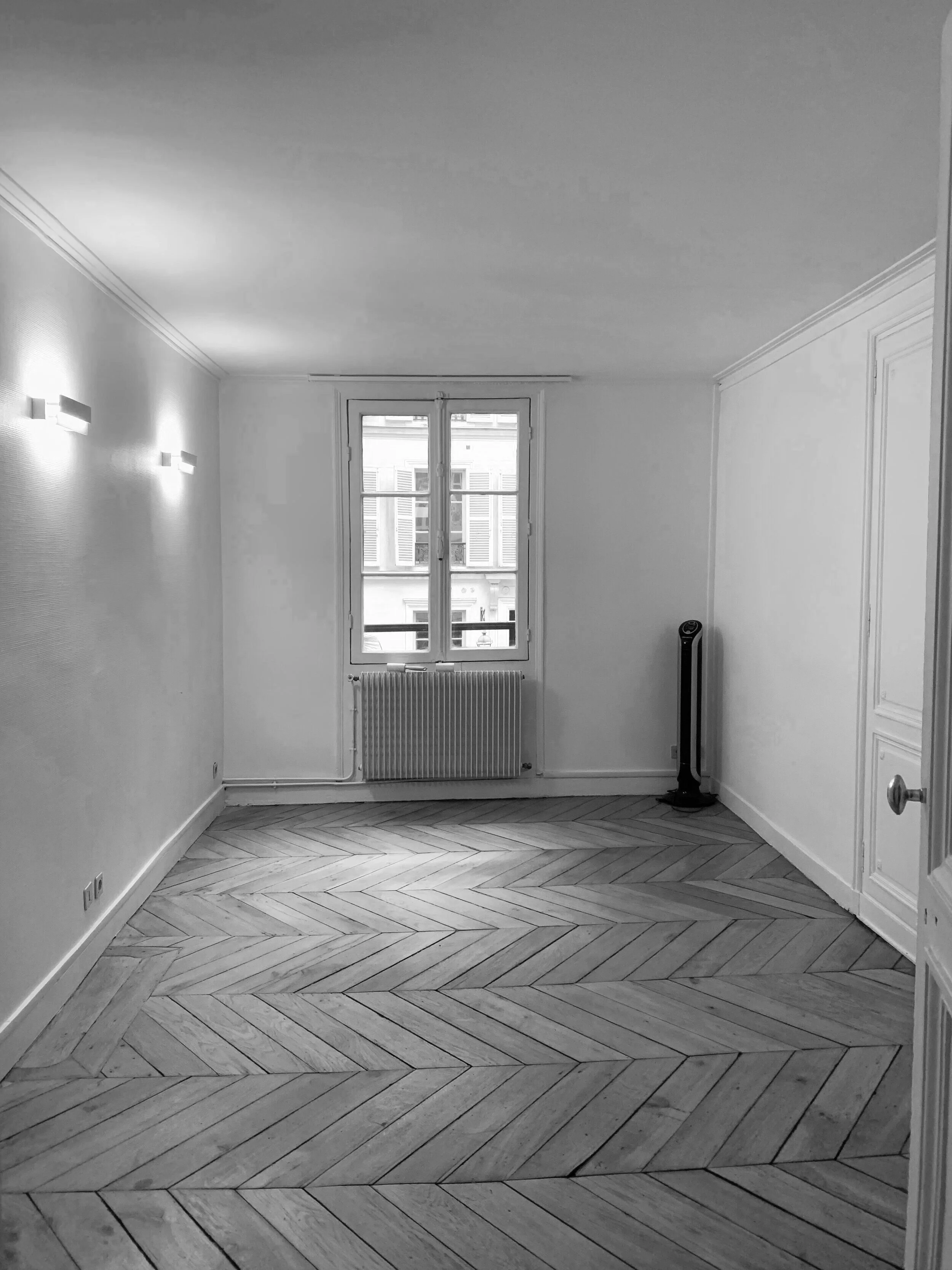 Before - A typical rental apartment in Paris 1 