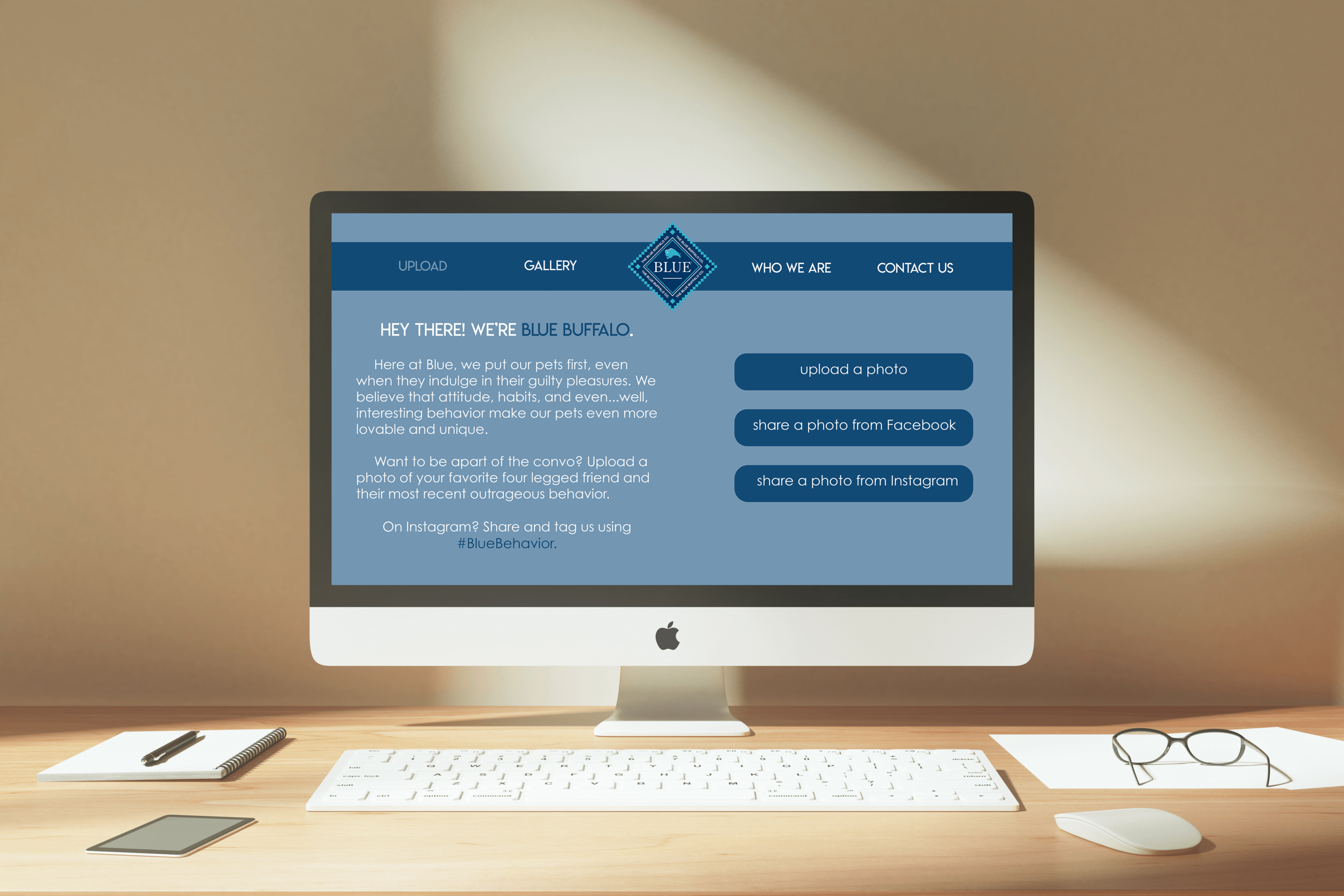 Microsite: Upload