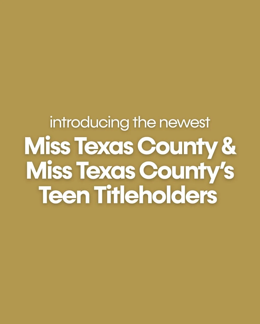 CONGRATULATIONS to our latest titleholders who were crowned at the Miss Texas County Pageant! 👑👑👑👑

Miss Southern Missouri&rsquo;s Teen, Emma Pitford
Miss Texas County&rsquo;s Teen, Peyton Taylor

Miss Southern Missouri, Brooklyn Atterberry
Miss 