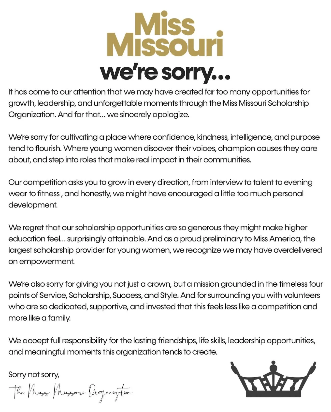 if helping women shine is wrong, then we don&rsquo;t want to be right ✨