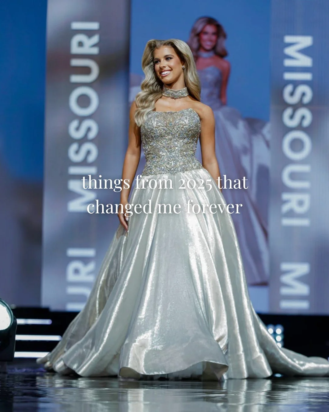 2025... I could have never seen you coming. 2026... I can't wait to see what's next!

enjoy this little message from Greta! what an incredible gift it has been witnessing her represent Missouri during this once in a lifetime experience. 

who will be