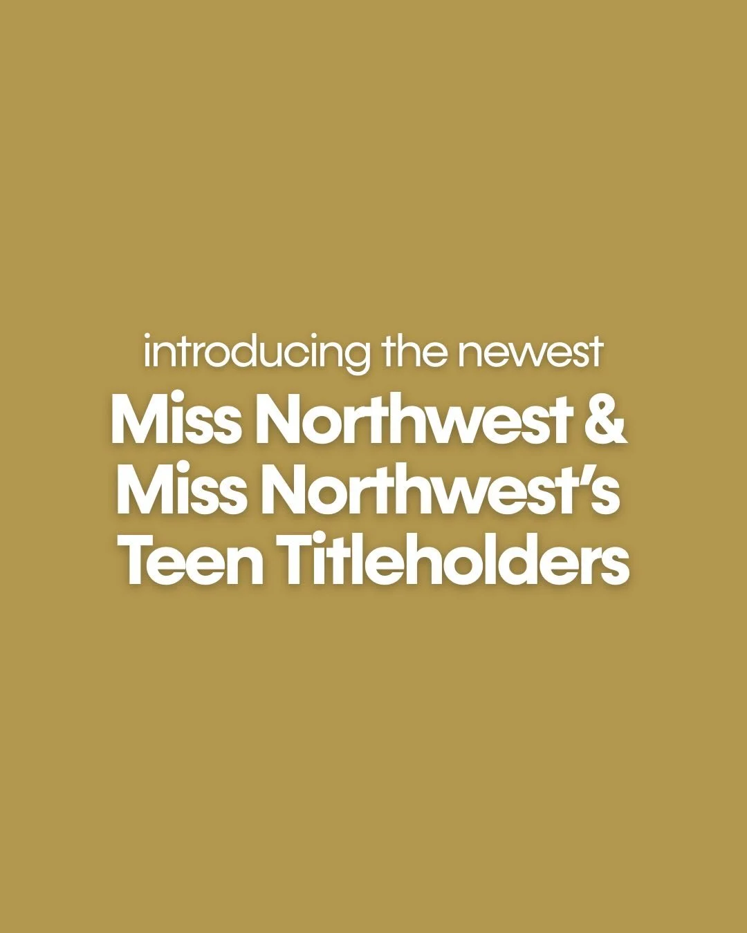 CONGRATULATIONS to our final titleholders who were crowned at the Miss Northwest Pageant! 👑👑👑👑👑👑👑👑

Miss Northwest Teen&rsquo;s,  Danica Willis
Miss Maryville Teen&rsquo;s, Aurora McCoy
Miss Northwest Counties Teen&rsquo;s, McKinzie Taylor
Mi