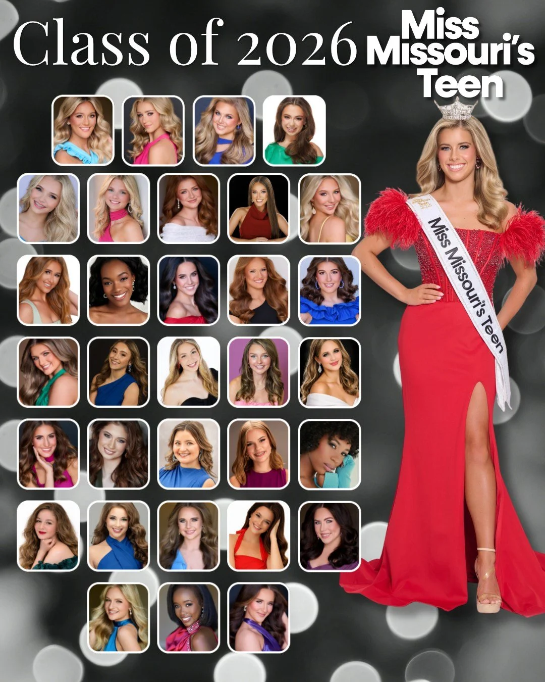 32 young ladies making up the incredible class of 2026! 👑

we are now only one month away from meeting our new Miss Missouri's Teen! ✨

Let us know who you're cheering for! ⬇️

#MissMissourisTeen #MissMissouri #MissAmericasTeen #Missouri #MissAmeric