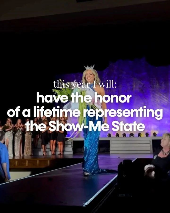 this year I will: all of it. 👑

the sisterhood, the stage, the moments that scare you a little &mdash; and the ones you&rsquo;ll never forget. this is what it means to be a part of the Miss Missouri Organization, and we wouldn&rsquo;t have it any ot