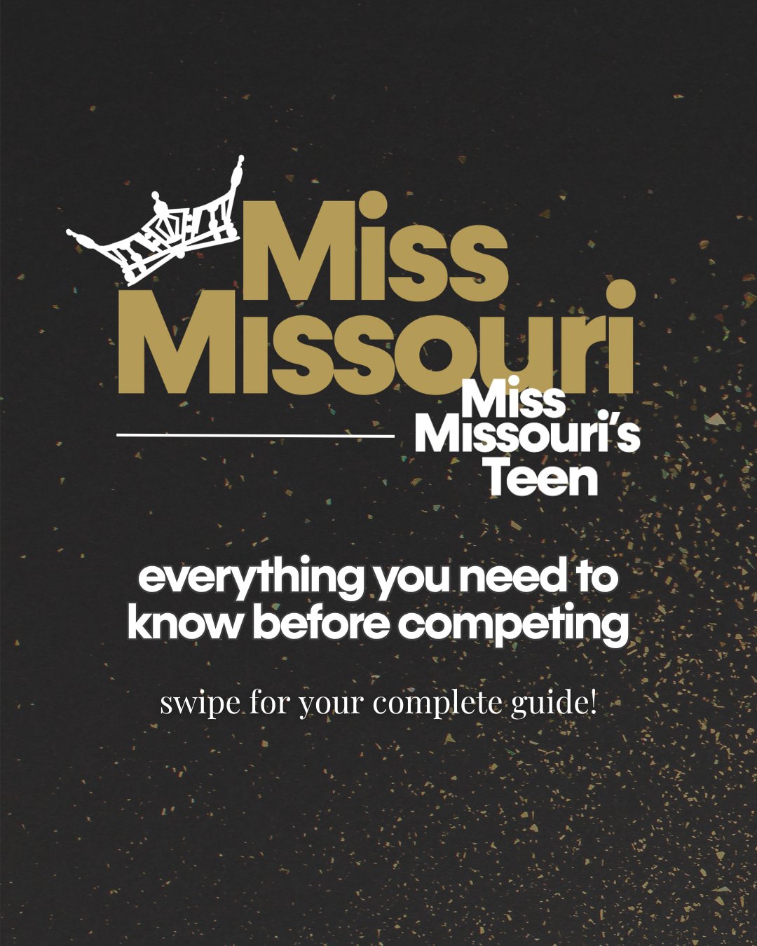 ✨ Are you ready to compete?

Registration is officially open! Whether you're joining the Miss Missouri Organization for the first time or returning for another incredible year, we've made the process easy to follow.

💖 New competitors:
✔ Join Club A
