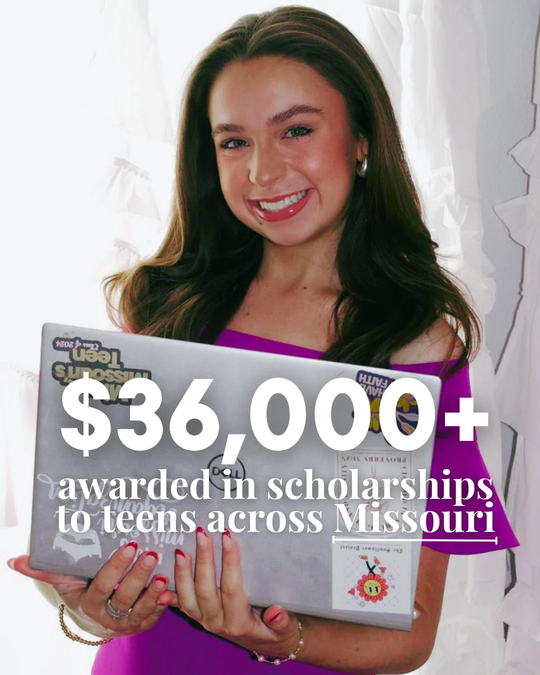 over $36,000 awarded to teens across Missouri this year. 🎓👑

let that sink in. the Miss Missouri Organization was able to award more than $88,000 in scholarships at our 2026 pageant, with $36k of that being awarded to our teens &mdash; and every do