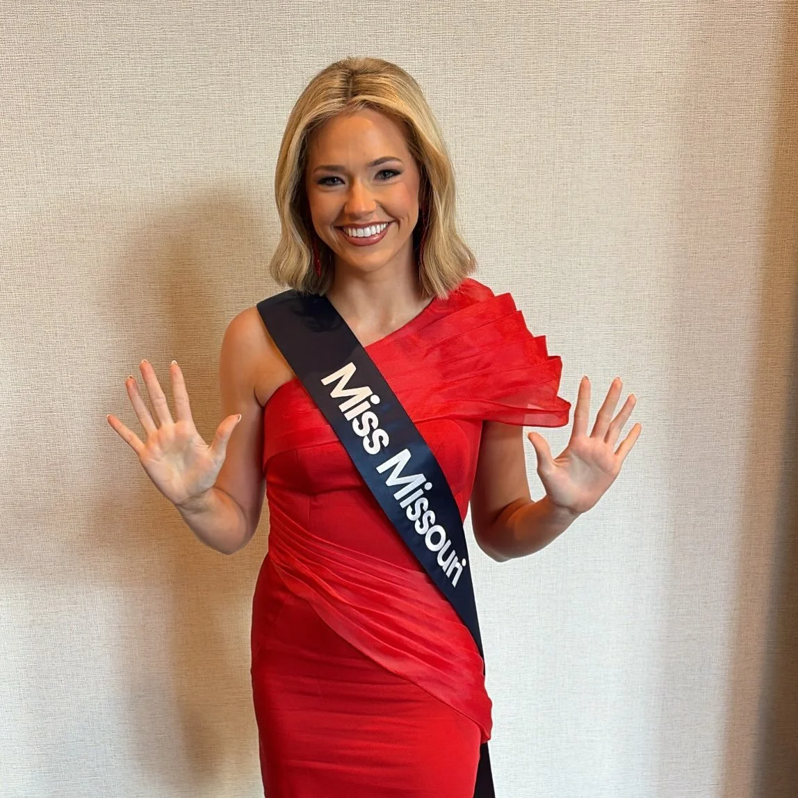 Lucky number 10! Tabi is a finalist for the Miss America Quality Life Award @missamerica.mo LET&rsquo;S GO MO! &hearts;️