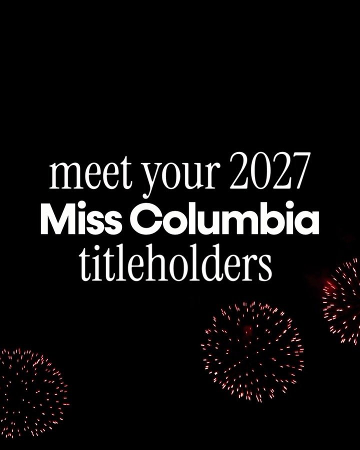 CONGRATULATIONS to our latest titleholders who were crowned at the 2027 Miss Columbia Pageant! 👑👑👑👑👑👑👑

Miss Columbia, Olivia Hayes&nbsp;
Miss Boone County, Liv Ashley
Miss College Town, Lilly Marchbanks
Miss Avenue of the Columns, Kampbel Jam
