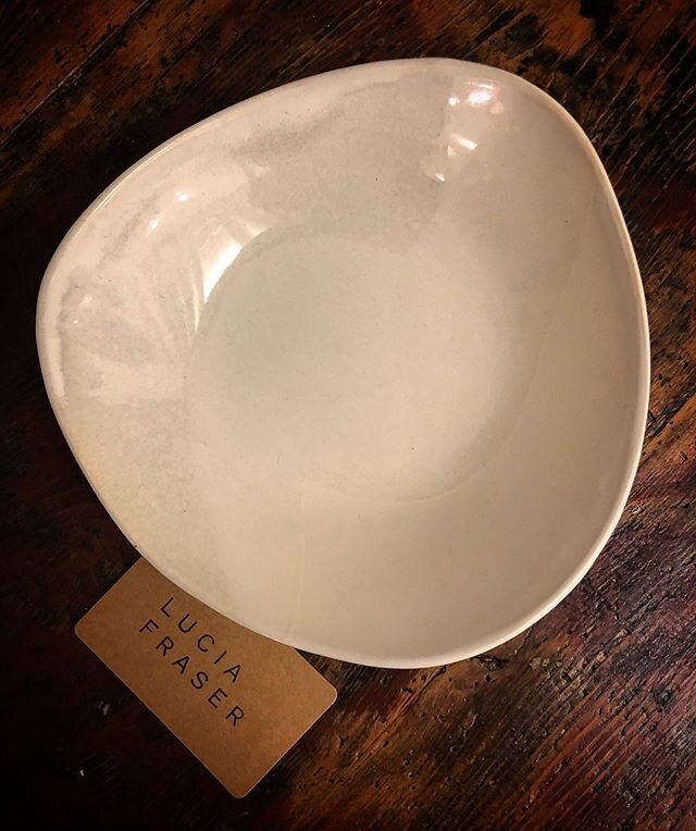 @luciafraser, beautiful person and beautiful ceramics. We are very lucky to be offering this bowl as a prize but not as lucky as Luz for winning it. X