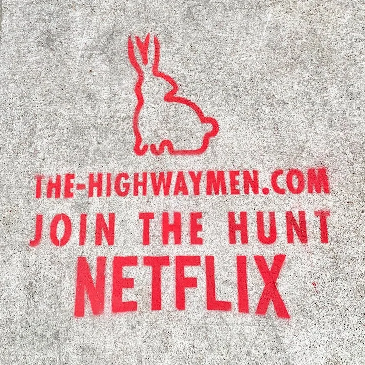 NETFLIX'S THE HIGHWAYMEN ADVERTISED AT SXSW