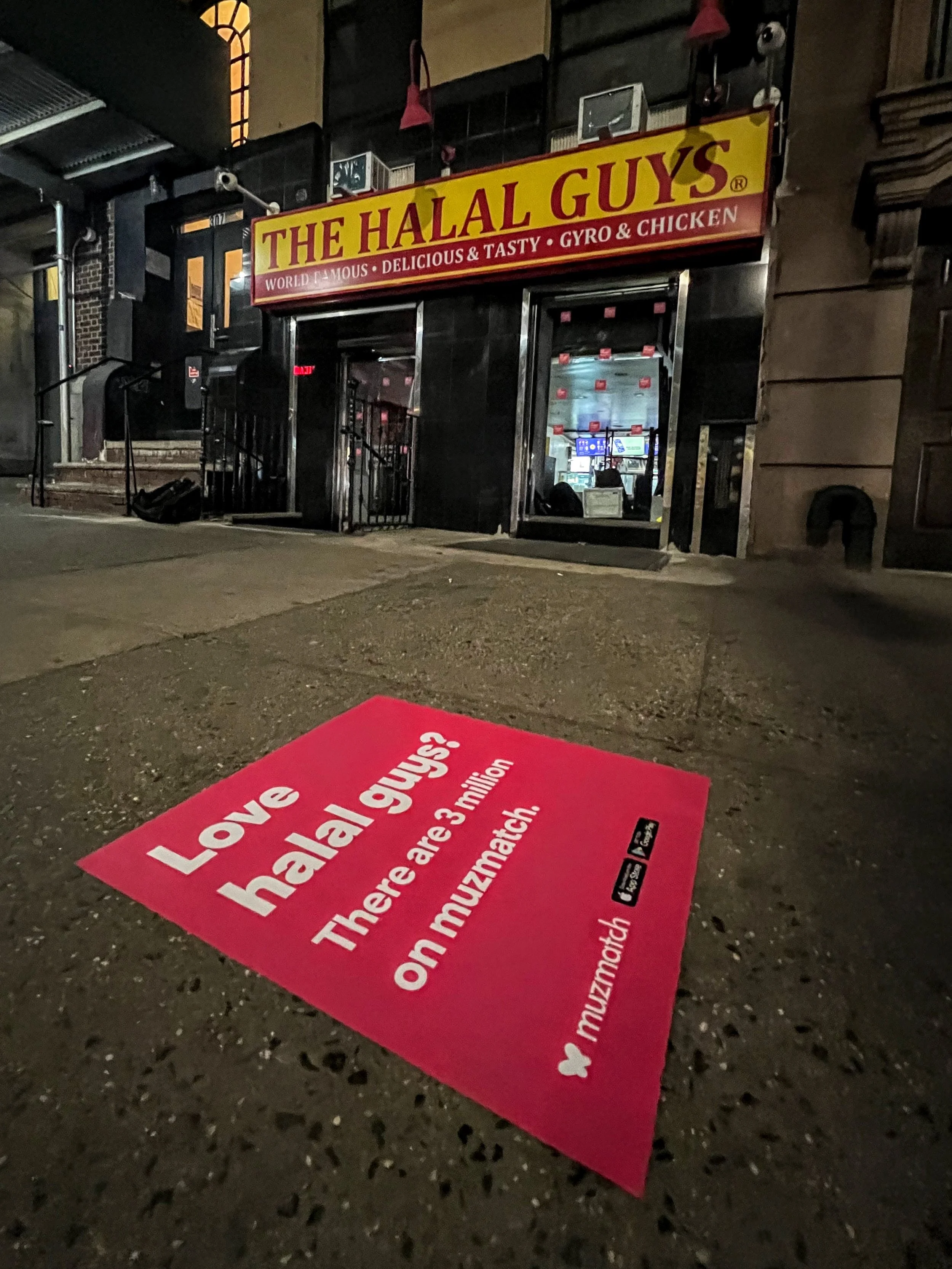MUZMATCH TARGETS THE HALAL GUYS