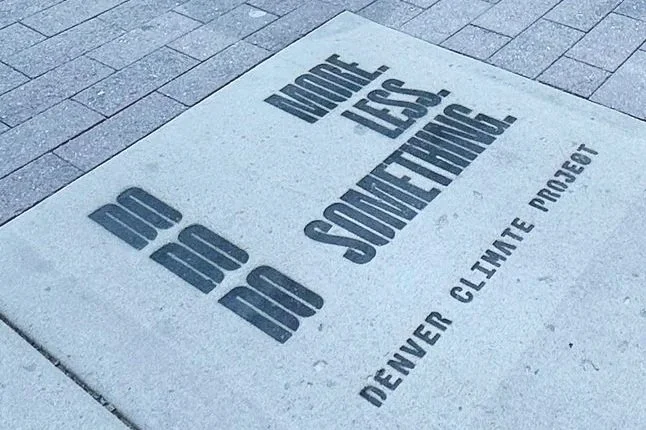 Stencil Statements: How The Denver Climate Project Pulled It Off
