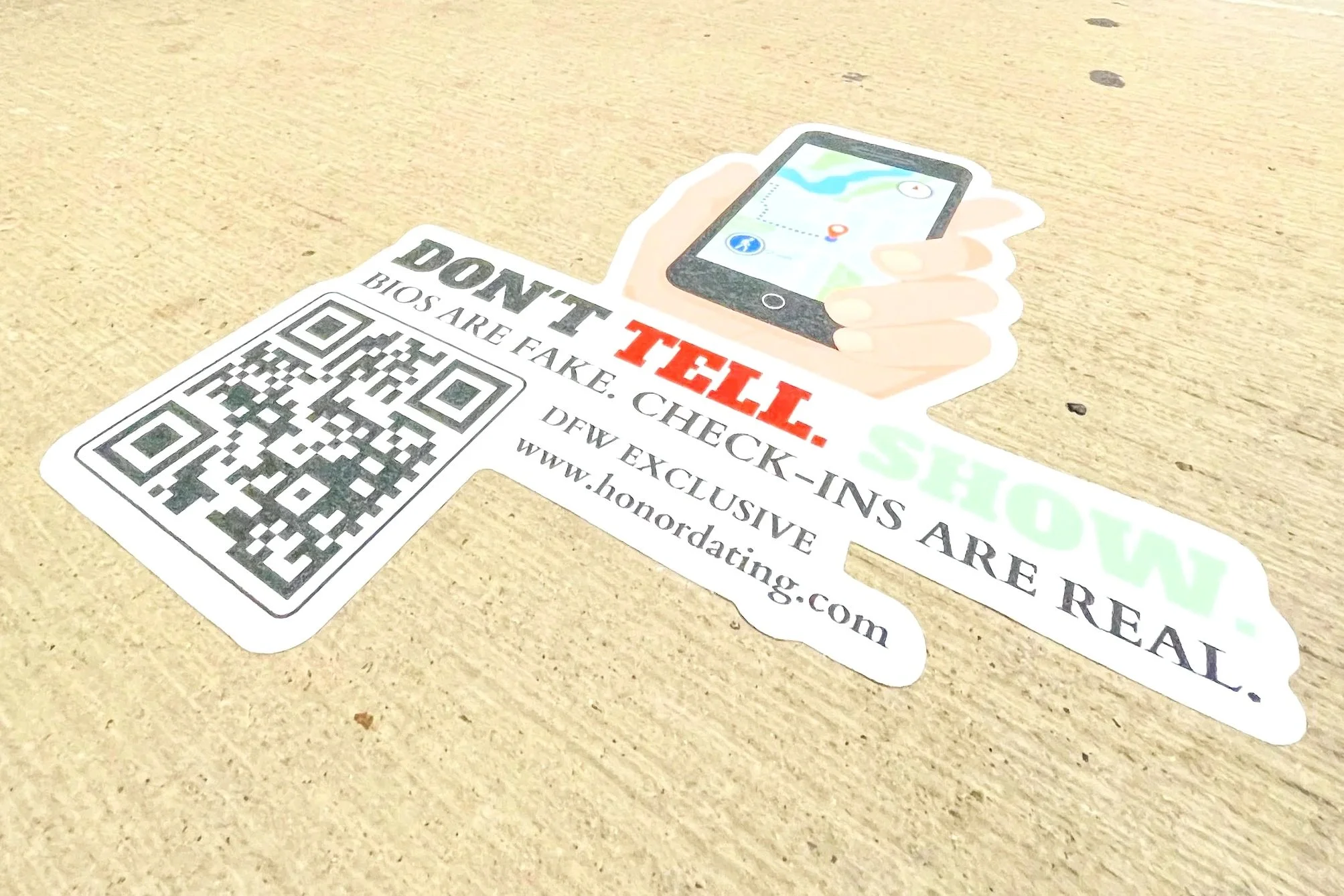 Honor Dating: A New Dating App Chooses Sidewalk Decal Promotions