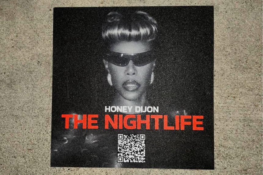 Sidewalk Decals Advertise Honey Dijon's New Album