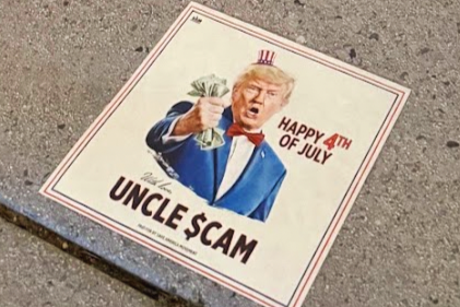 Uncle Scam Campaign Hits Washington, D.C. with Sidewalk Decals