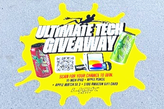 Massive Lick Energy Giveaway Promoted with Sidewalk Decals
