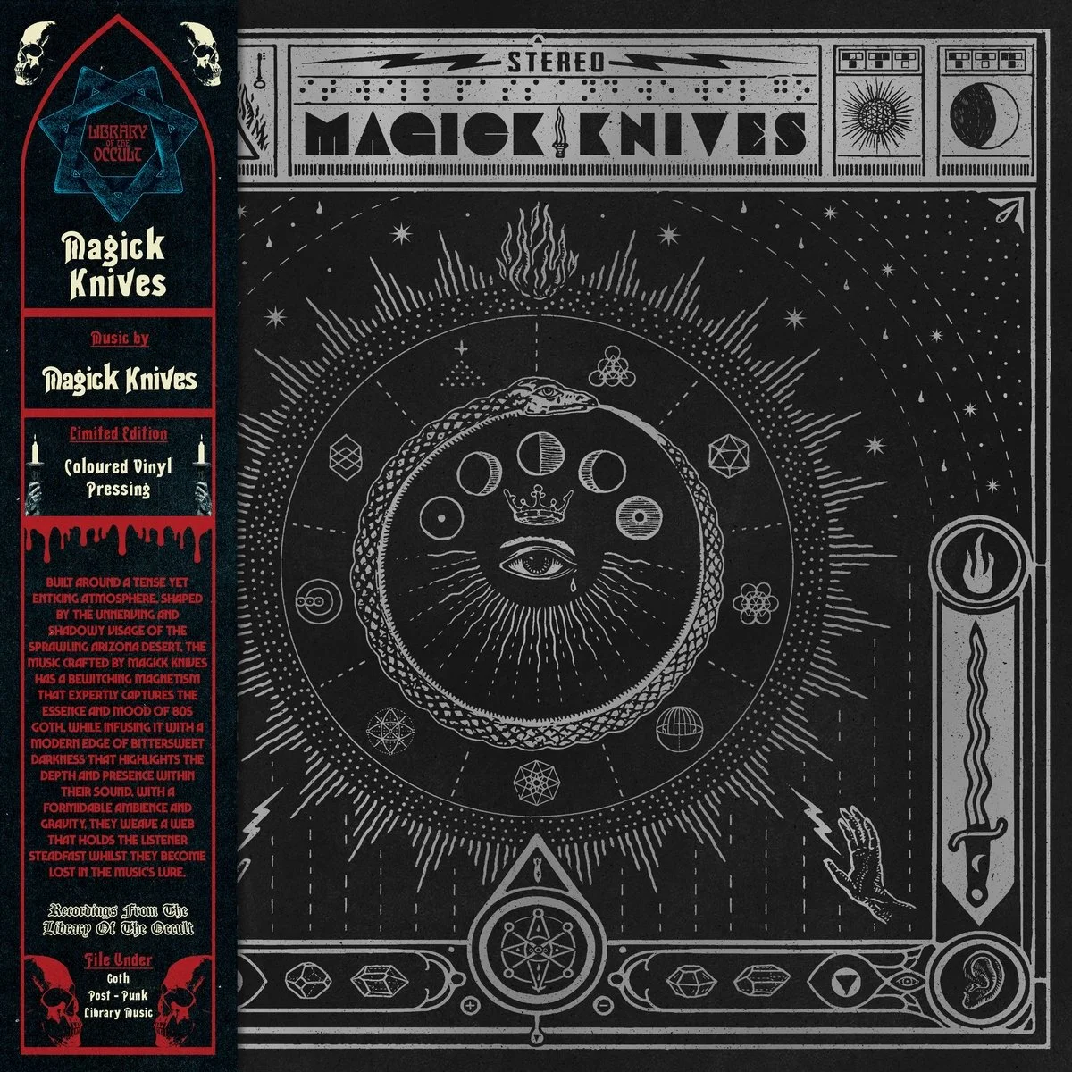 For the seekers of sound beyond the ordinary&mdash;this one&rsquo;s for you.

A new project has emerged from the shadows: *Magick Knives*, out now via Library of the Occult.

Hailing from the Sonoran Desert, this four-piece conjures cinematic post-pu