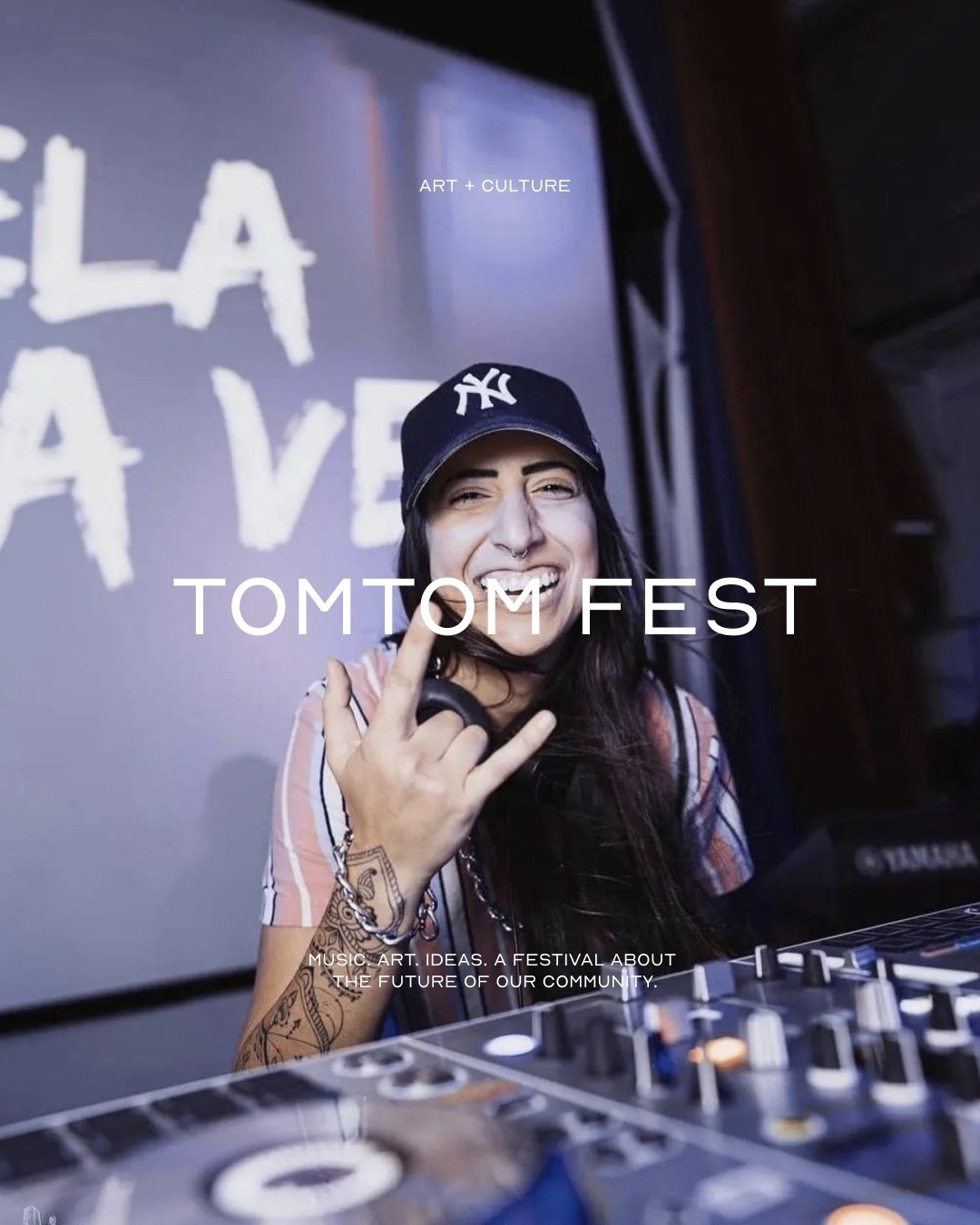 POV: You join us for the 12th Annual Tom Tom Fest 🤘🏽 hosted by @tomtomfoundation

Community is at the core of what we do. Come celebrate, dream up, and build the future of our community together.

Tom Tom Festival // April 17-21

April 16: Tom Tom 