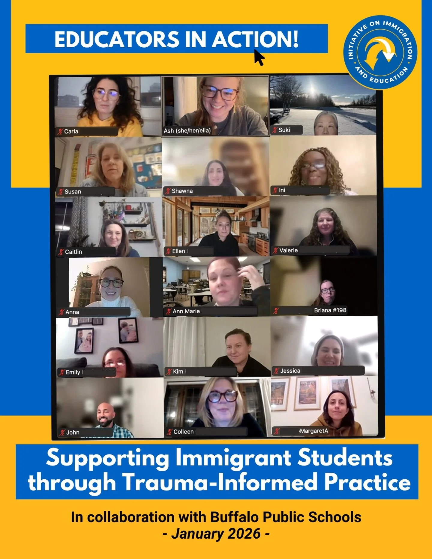 💫 CUNY-IIE partnered with the Buffalo Public Schools to hold a CTLE course on Trauma-Informed Practice in January 2026. We thank all the committed educators who participated in this professional development course. It was a delight to learn alongsid