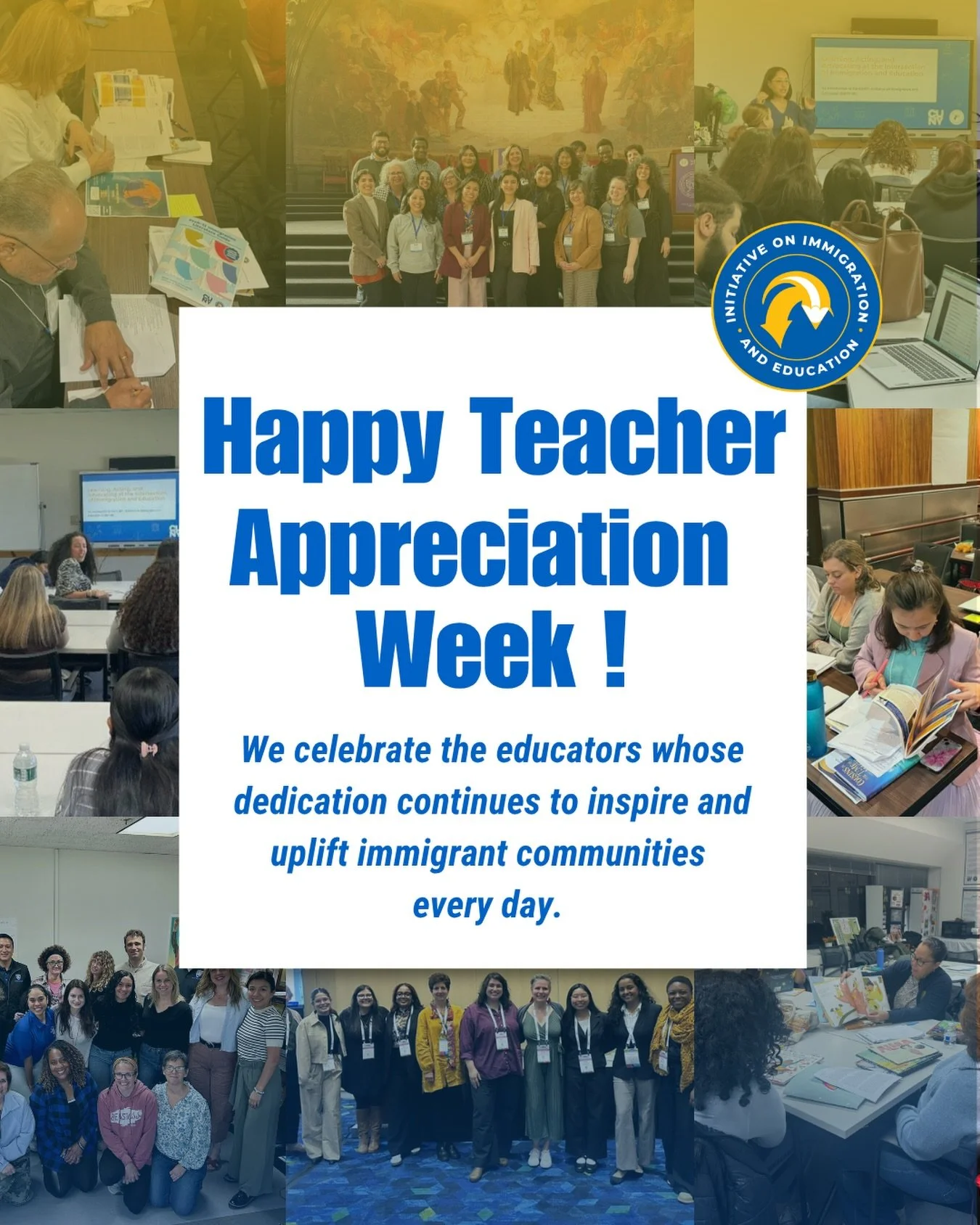As Teacher Appreciation Week comes to a close, we celebrate the educators who create welcoming, inclusive, and empowering spaces for all students, regardless of immigration status. 🍎✨

Thank you to all the educators whose dedication continues to ins